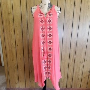 Coral Summer Dress